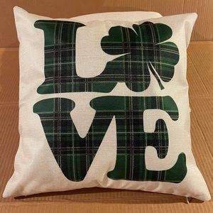 “Love” throw pillow